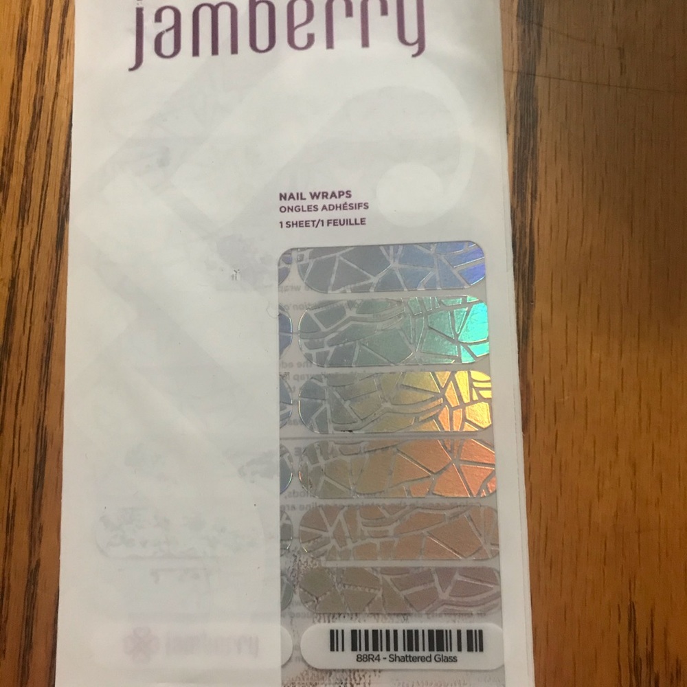 Jamberry Shattered Glass nail wraps NEW